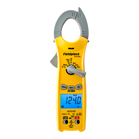 SC260 COMPACT CLAMP METER FIELDPIECE - Tool Bags Gloves and Accessories